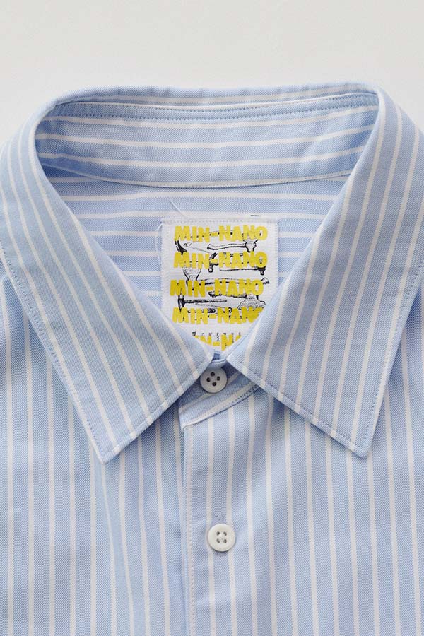MIN-NANO×DIGAWEL Oversized oxford shirt