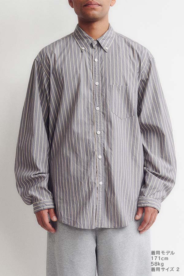 Buttondown shirt ①(stripe)