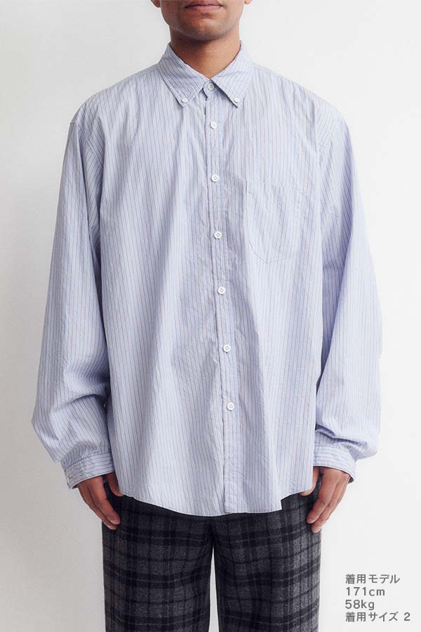 Buttondown shirt ①(stripe)