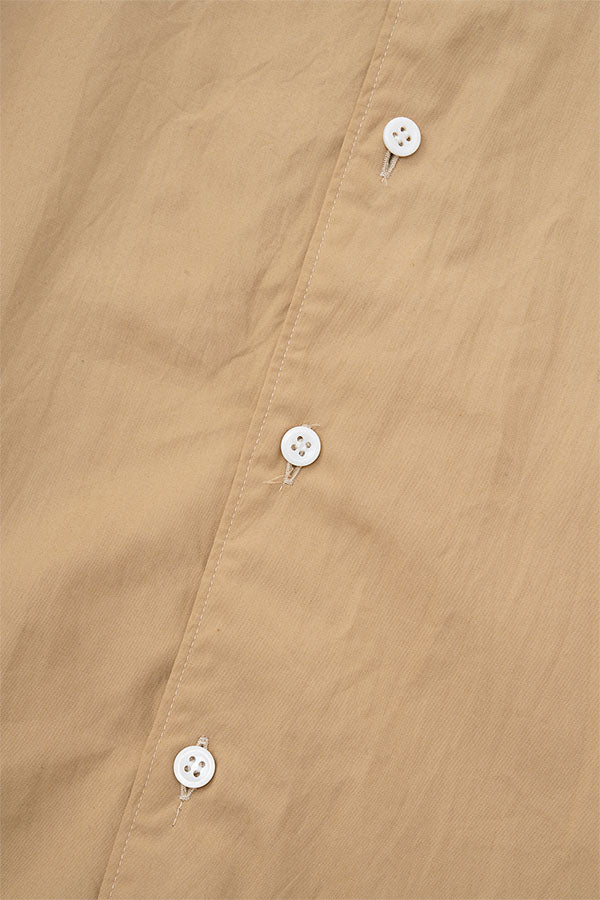 Leather combi shirt