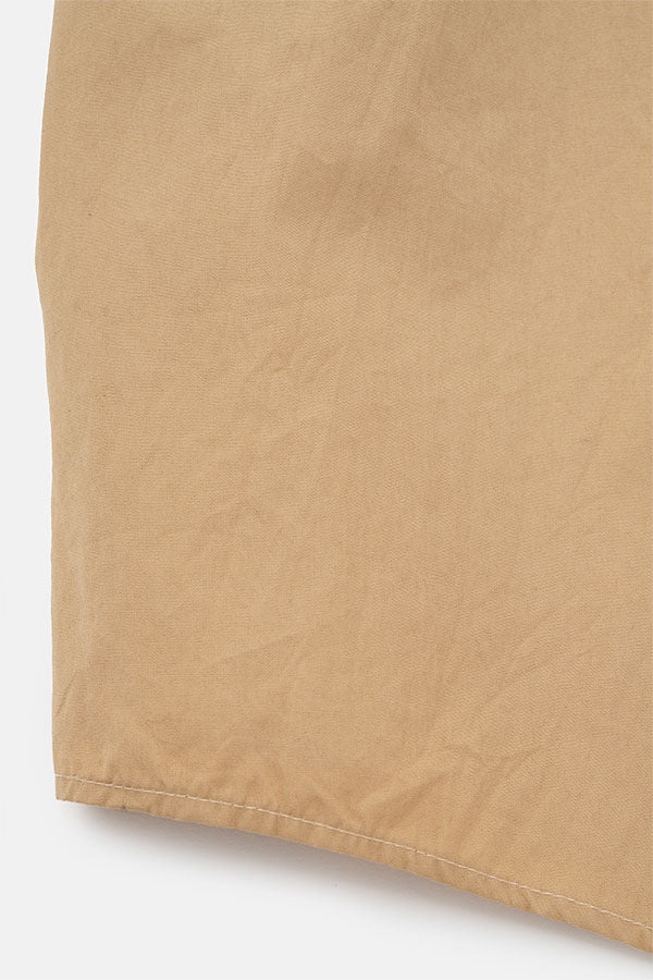 Leather combi shirt