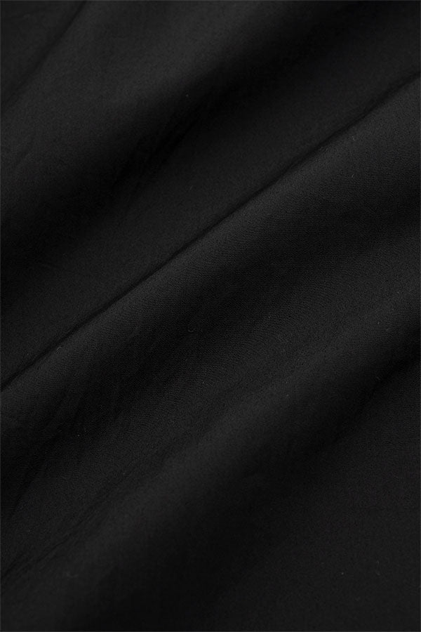 Leather combi shirt