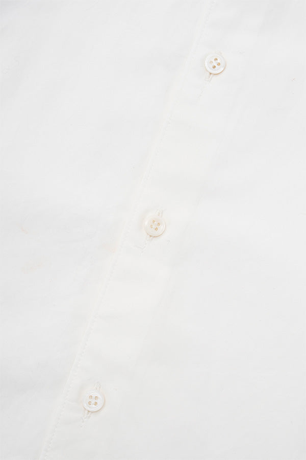 Leather combi shirt