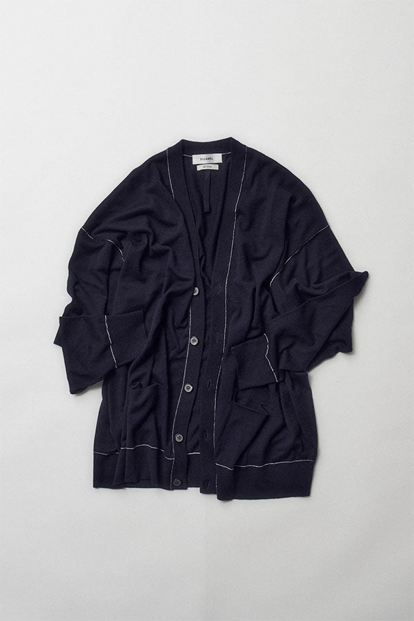 Cashmere knit stitch cardigan(BODHI×DIGAWEL)