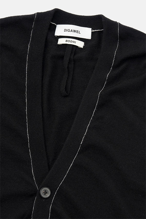Cashmere knit stitch cardigan(BODHI×DIGAWEL)