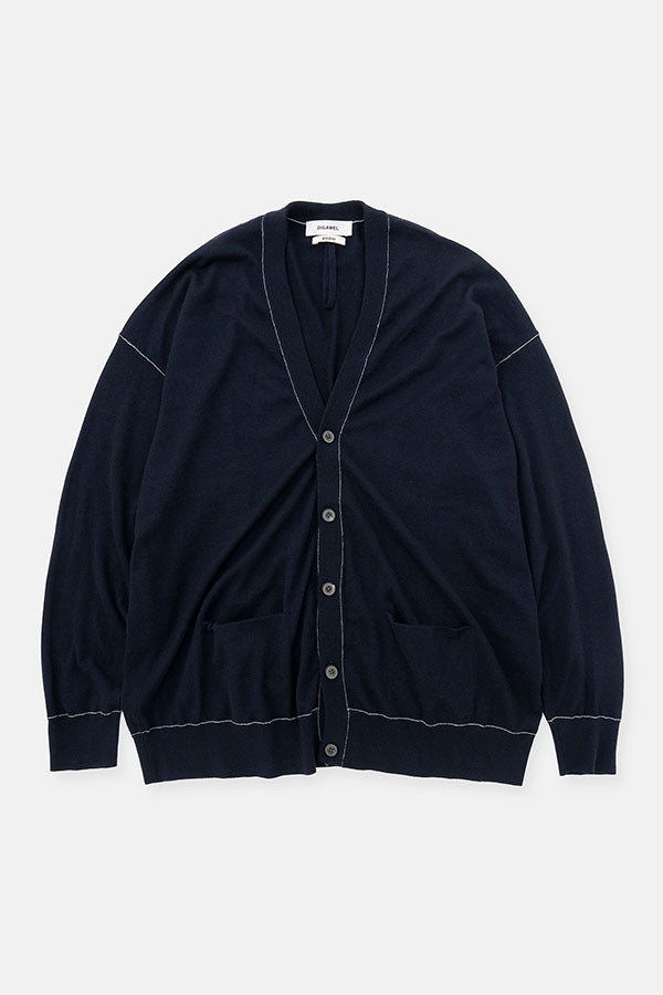 Cashmere knit stitch cardigan(BODHI×DIGAWEL)