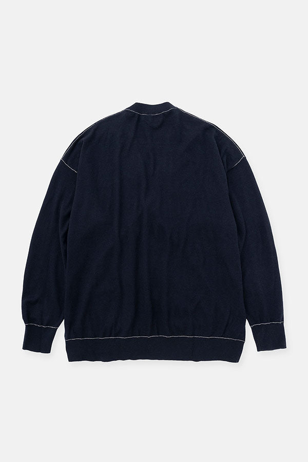Cashmere knit stitch cardigan(BODHI×DIGAWEL)