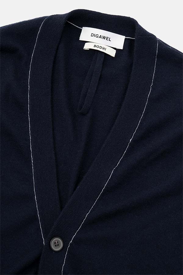 Cashmere knit stitch cardigan(BODHI×DIGAWEL)