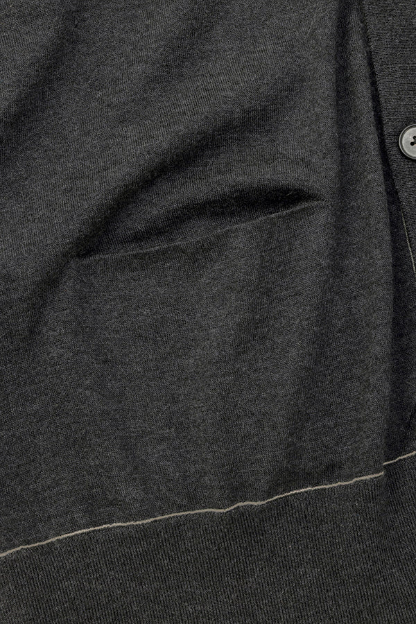 Cashmere knit stitch cardigan MIN-NANO別注