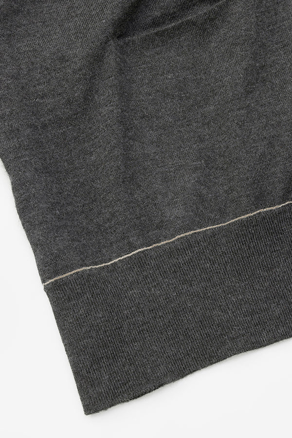 Cashmere knit stitch cardigan MIN-NANO別注