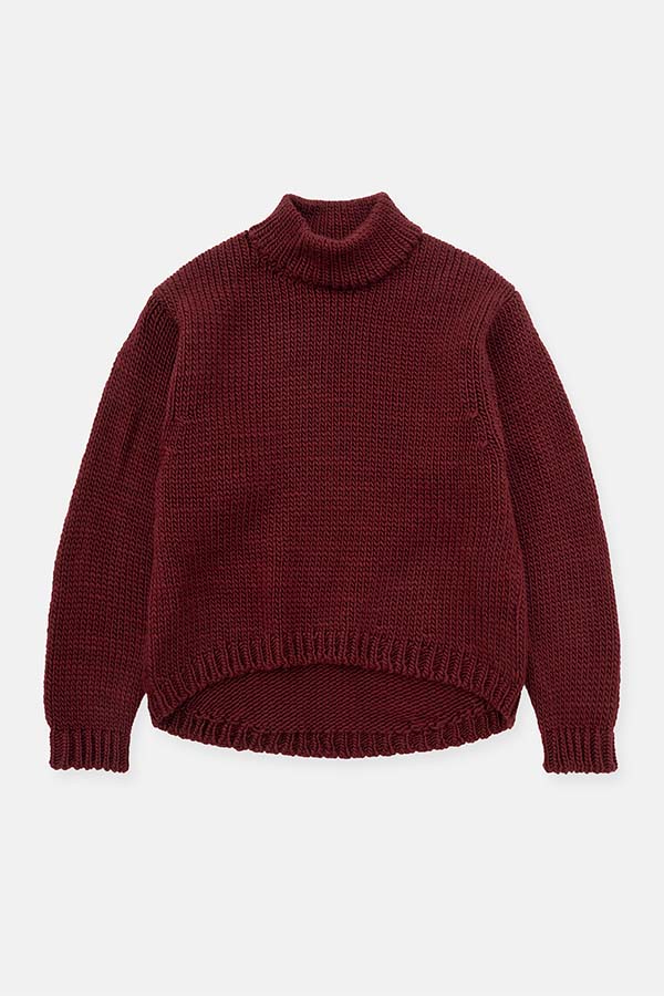 Cocoon turtleneck sweater