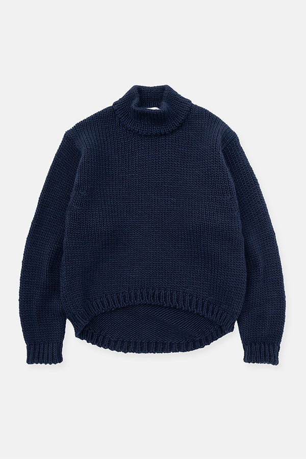 Cocoon turtleneck sweater