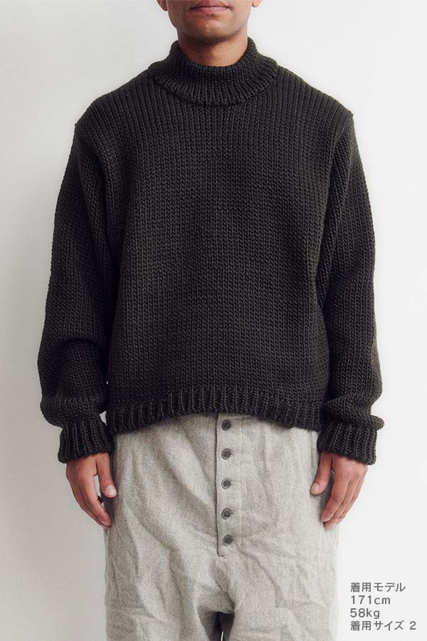 Cocoon turtleneck sweater