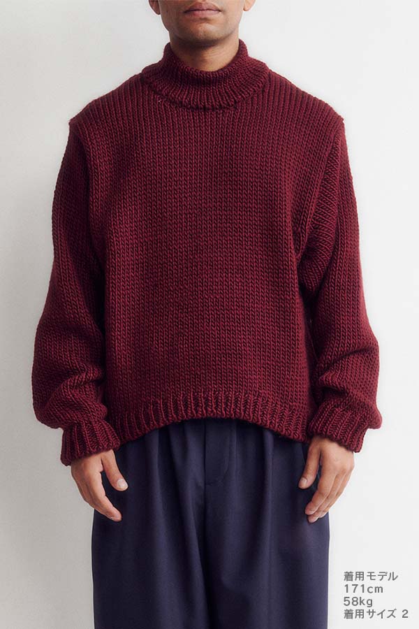 Cocoon turtleneck sweater