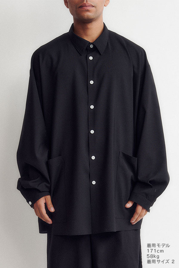 Side pocket L/S shirt