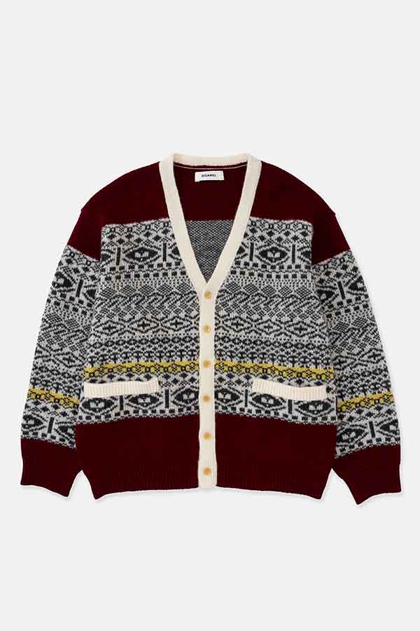 Jacquard Cardigan