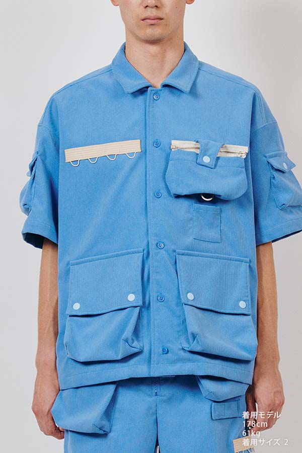 7 Pockets Corduroy S/S Shirt (F/CE.×DIGAWEL)