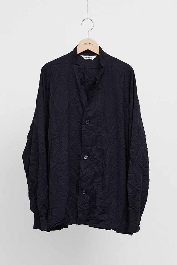 Cuff rib shirt (crease finish)