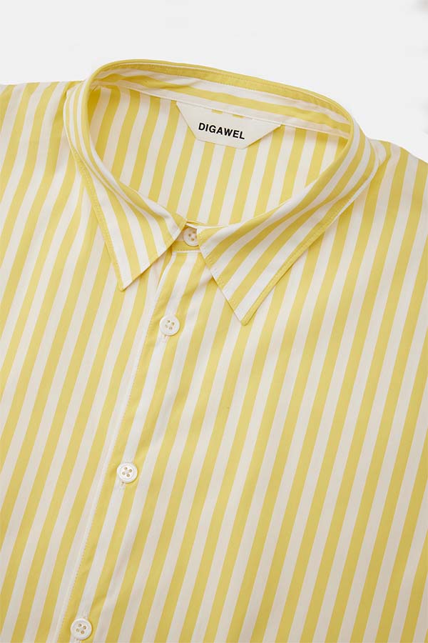 Side pocket S/S shirt① stripe