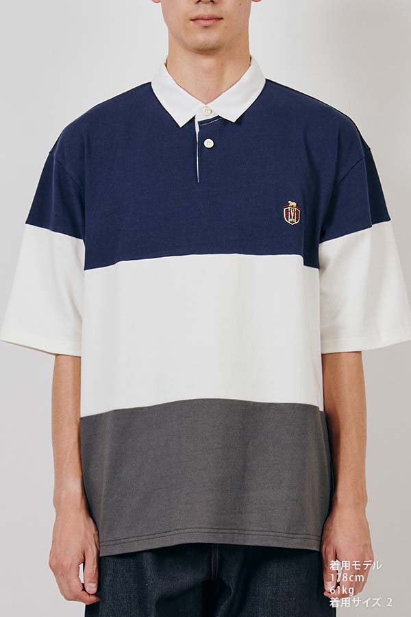 Rugby Stripe Polo Shirt