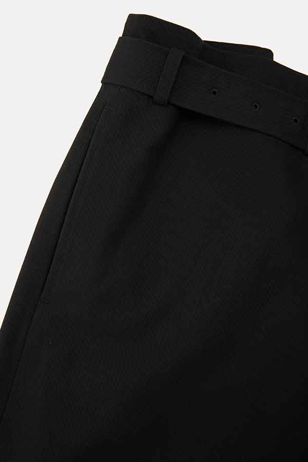 Belt pants② twill