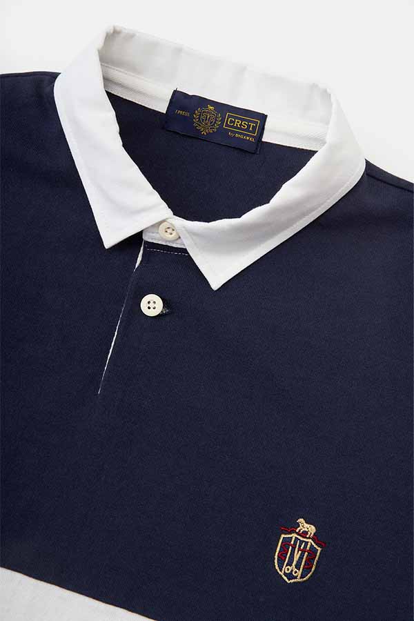 Rugby Stripe Polo Shirt