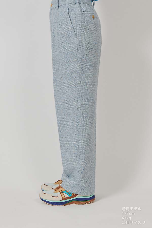 In tuck Pants①tweed