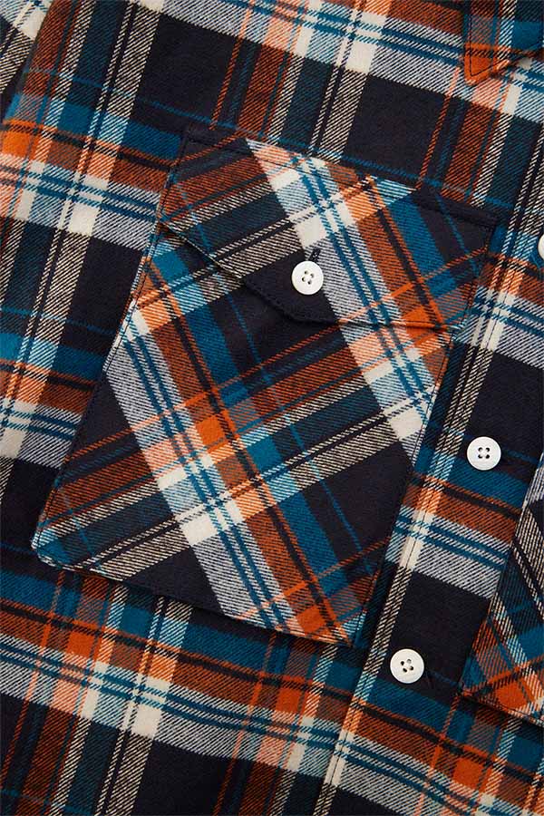 Check shirt blouson