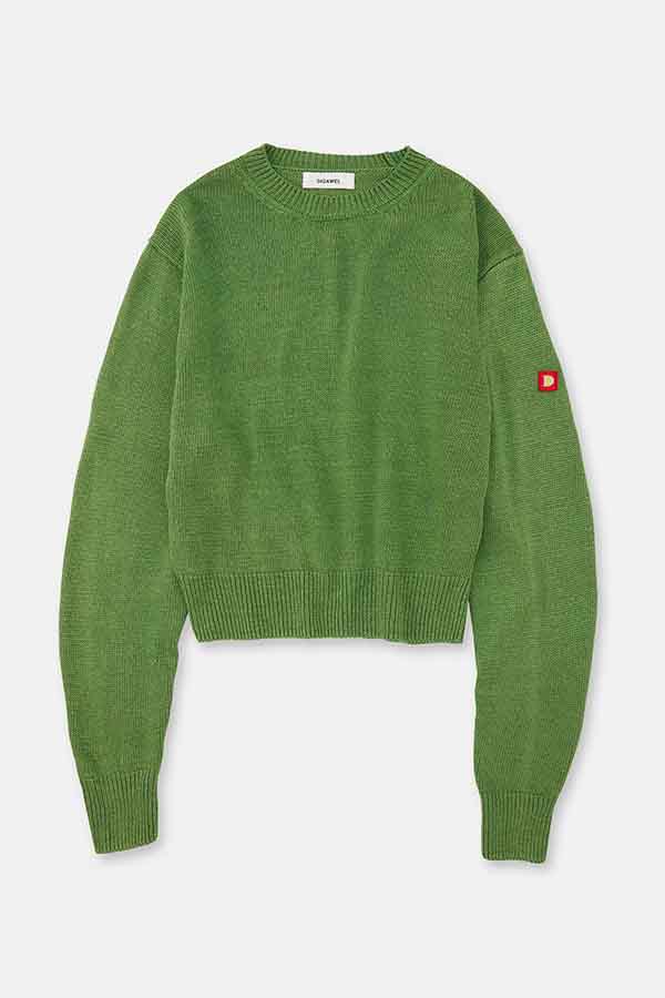 Stonewashed silk sweater