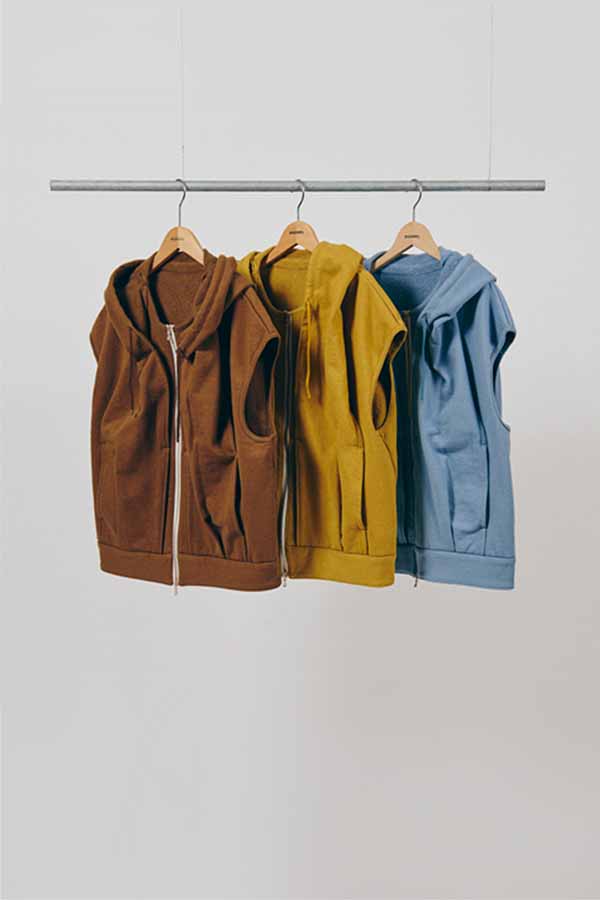 Hoodie vest ( URU TOKYO×DIGAWEL )