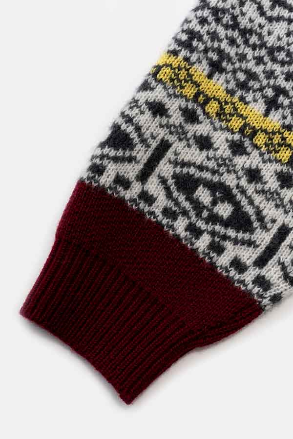Jacquard Cardigan