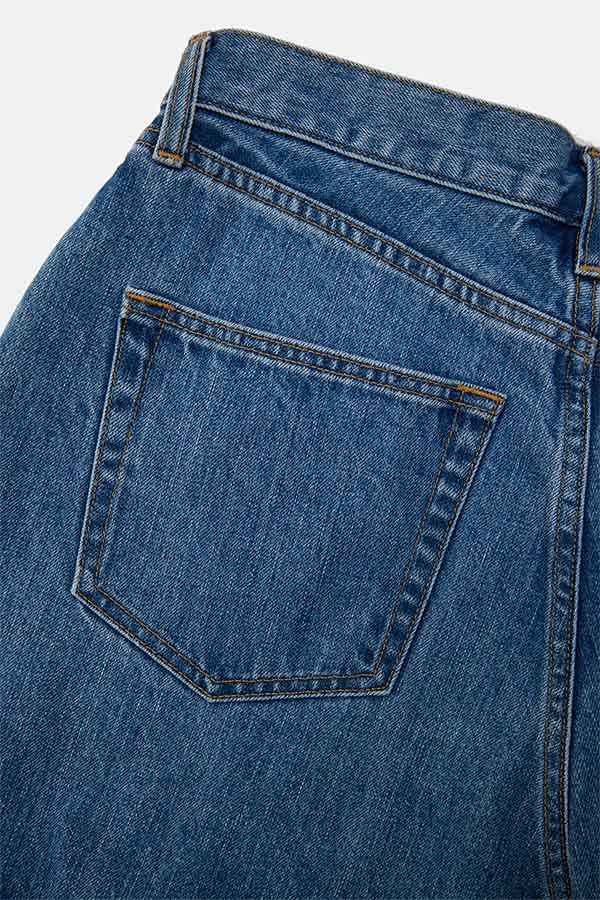 Wide straight jeans
