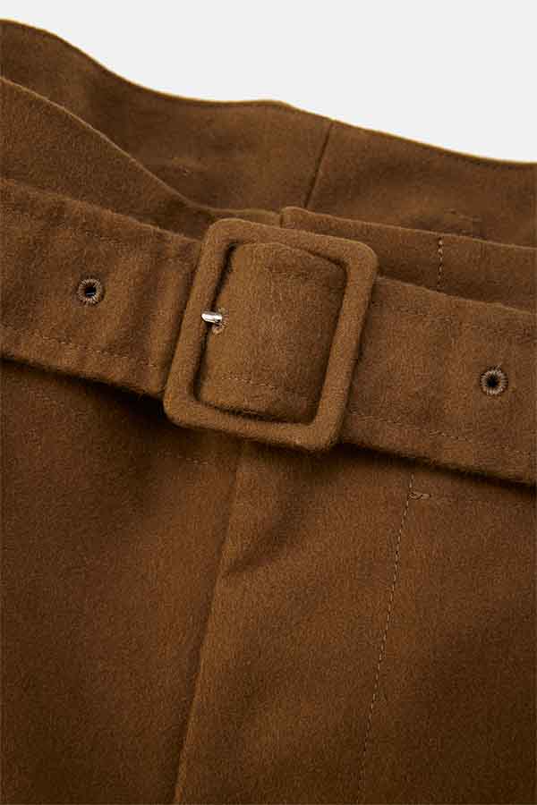 Belt pants① moleskin
