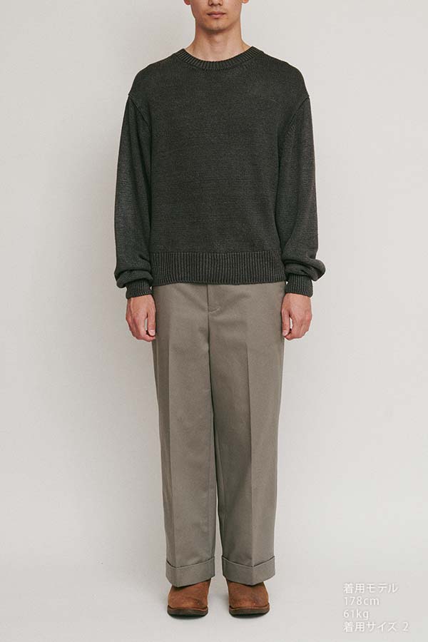 Stonewashed silk sweater