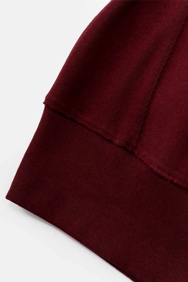Crop top Reverse weave Sweatshirt