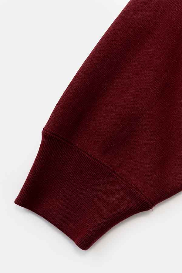 Crop top Reverse weave Sweatshirt