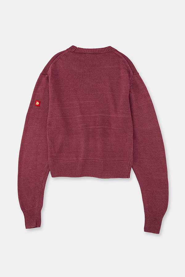 Stonewashed silk sweater