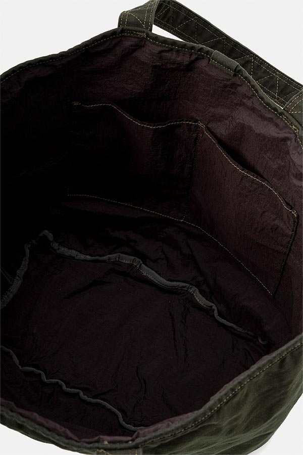 Garment Dye Vinyl Tote Bag(M)