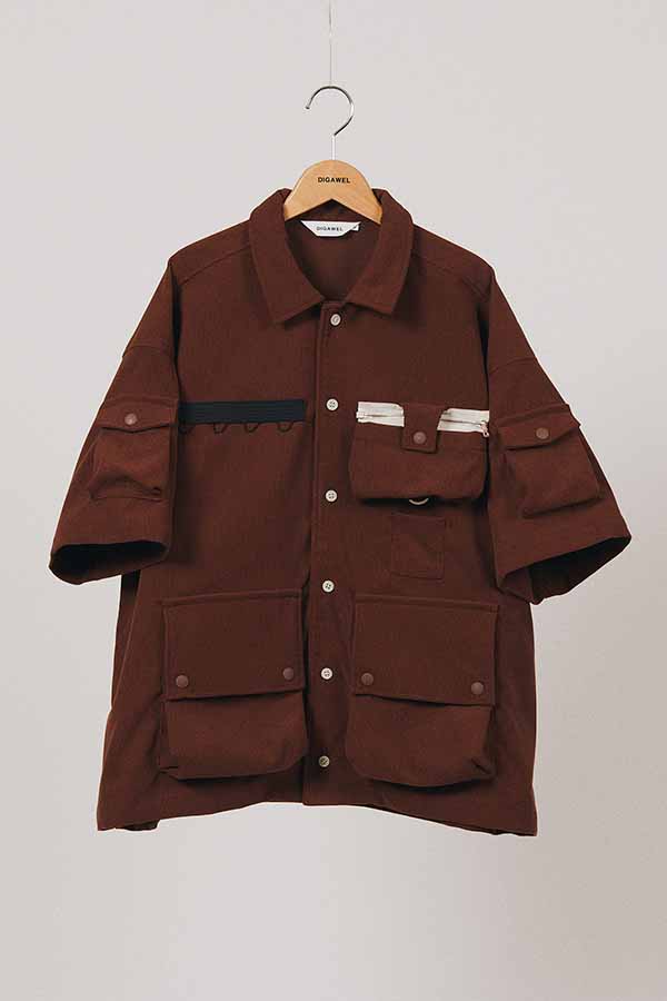 7 Pockets Corduroy S/S Shirt (F/CE.×DIGAWEL)