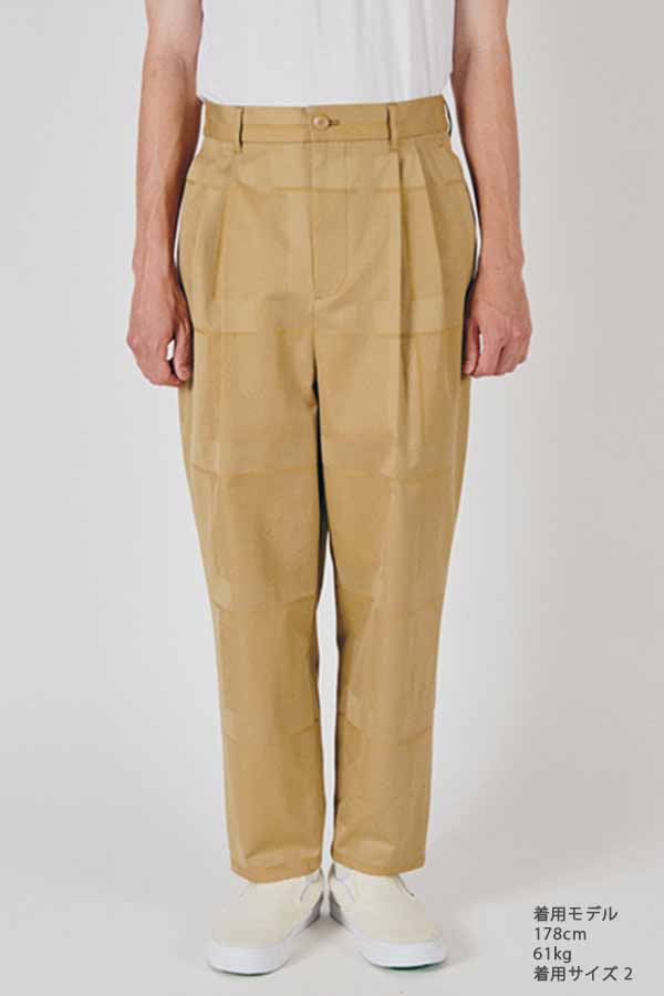 2 Tuck Tapered Pants
