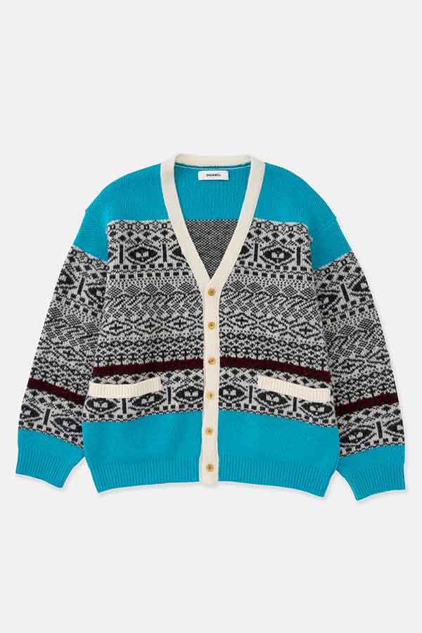 Jacquard Cardigan