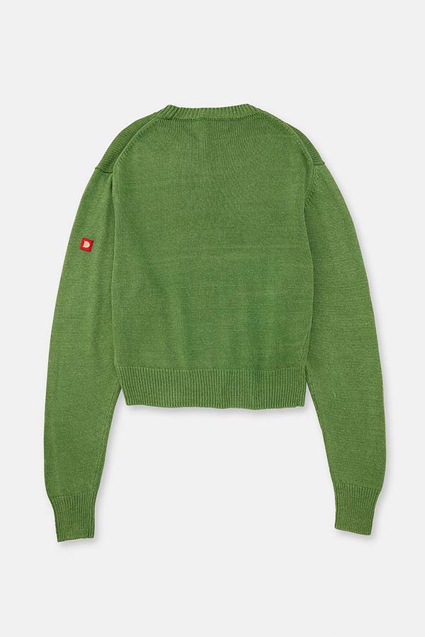 Stonewashed silk sweater