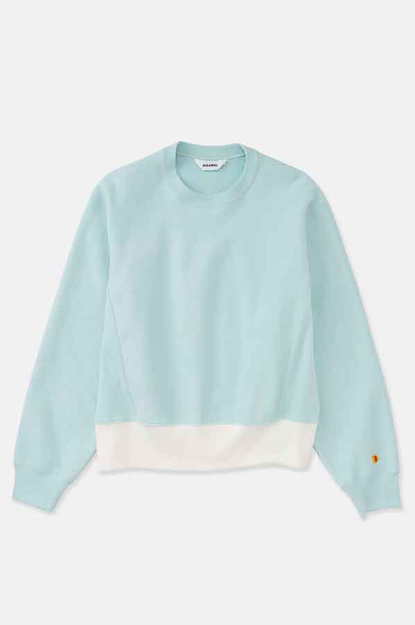 Crop top Reverse weave Sweatshirt