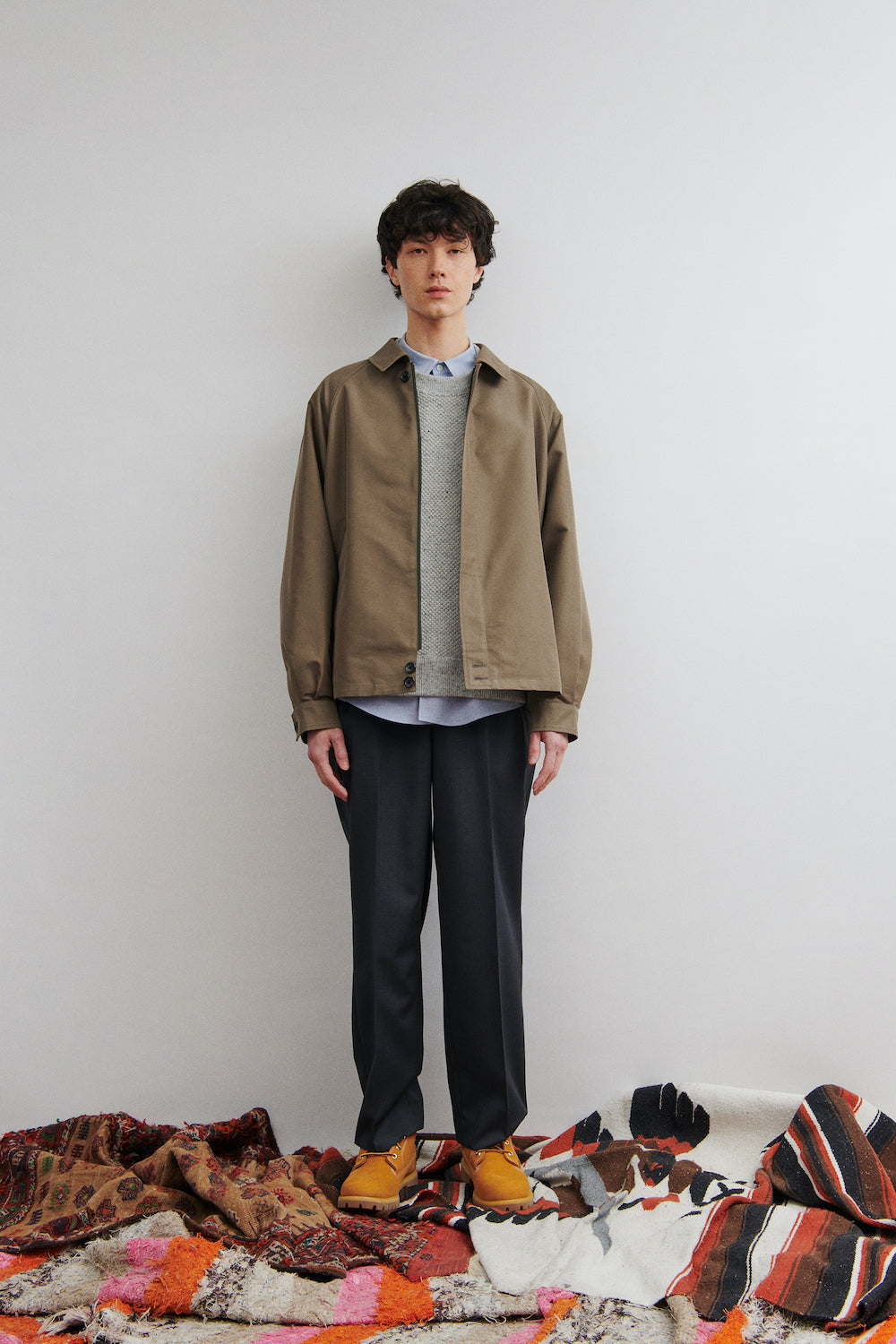 In tuck Pants②T/W