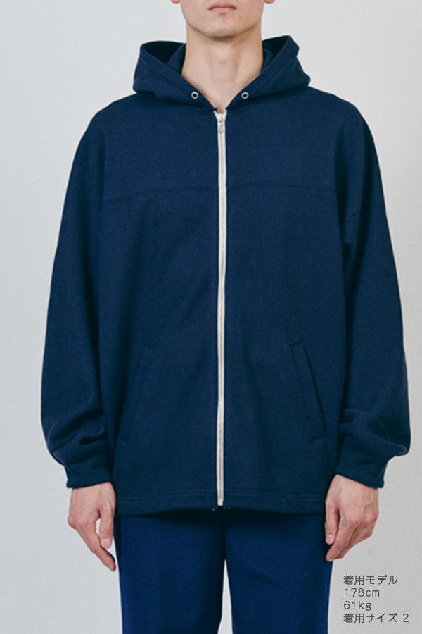 Dolman Sleeve zip Hoodie