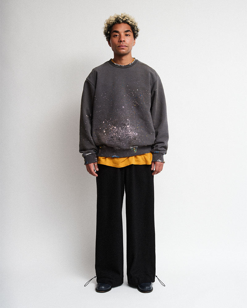 Distressed sweatshirt