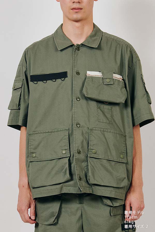 7 Pockets S/S Shirt (F/CE.×DIGAWEL) - Yellow / 0