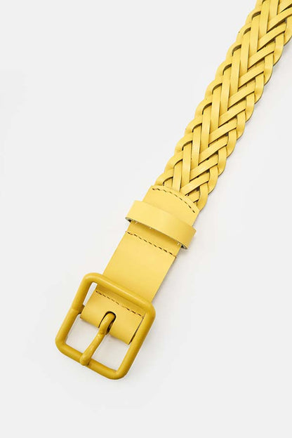 Braided Leather Belt