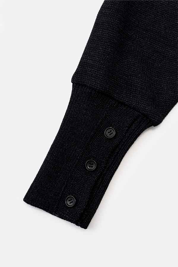 BK-Indigo Turtleneck Sweater