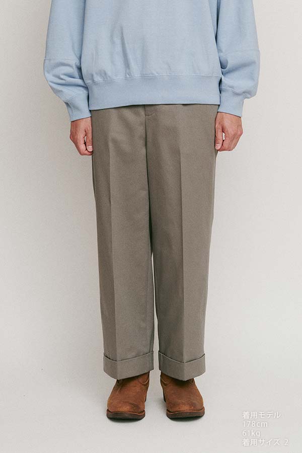 CP cropped slacks① cotton